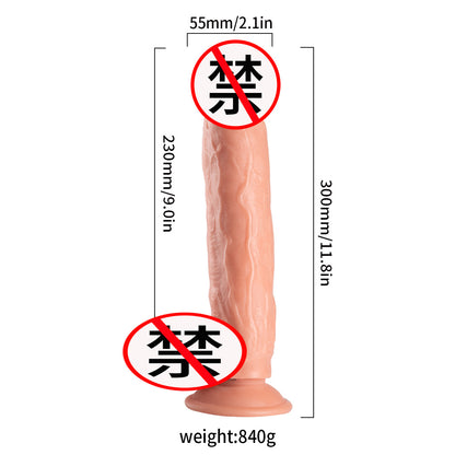 Adult sex products factory women's fun simulation solid dildo manual suction cup penis B009 wholesale