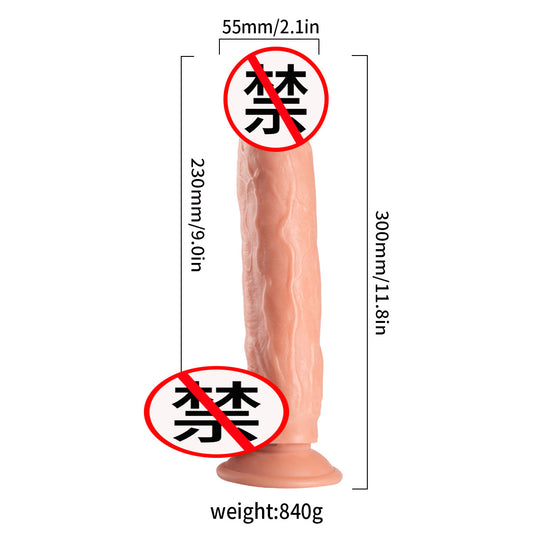 Adult sex products factory women's fun simulation solid dildo manual suction cup penis B009 wholesale