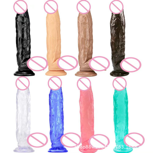 oversized thick and long simulation penis soft sexy dildo adult sex women sex products masturbator