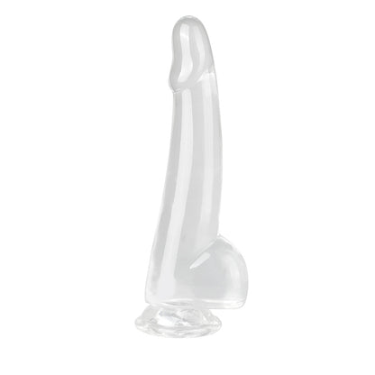SNAILAGE New Transparent Crystal Leucorrhea Egg Simulation Penis Female Dildo, Sex Products Backyard Anal Plug