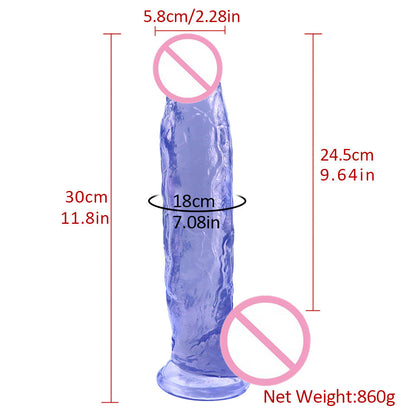 Alien 11.8-inch dildo huge long simulated penis female masturbation toy Amazon explosion