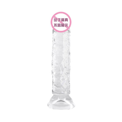 Pillow Fun Crystal Niu Niu Dildo Transparent Simulation Penis Thrusting Female Masturbator Sex Toys Adult Products Batch