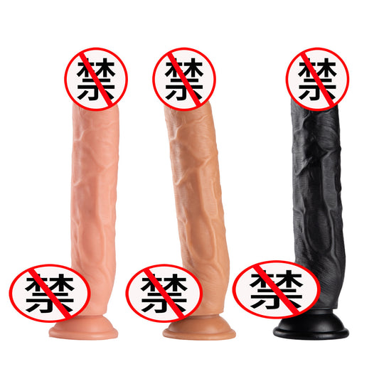 Adult sex products factory women's fun simulation solid dildo manual suction cup penis B007 wholesale