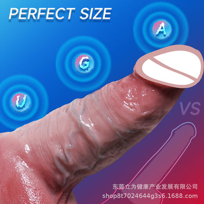 Foreign trade hot-selling simulated penis women's silicone electric dildo masturbator adult sex toys factory direct sales