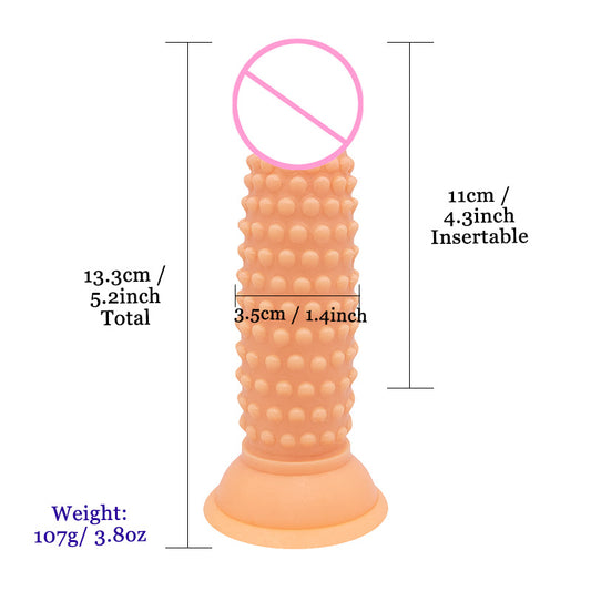 Alternative Small Dick Bumps Barbed Simulation Dildo Mini Wolf Fang Small Penis Suction Cup Backyard Anal Plug Fake JJ