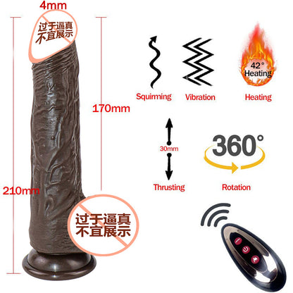 hot-selling Roman Emperor automatic thrusting telescopic simulation silicone penis female dildo sex products factory