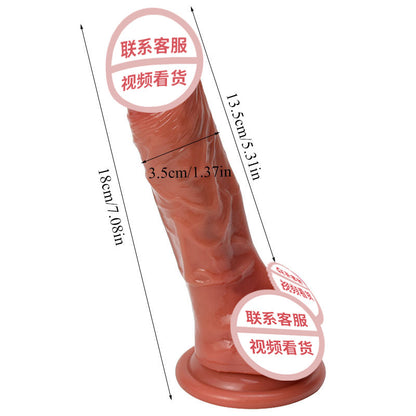 Liquid silicone dildo soft meat simulation dildo G-spot adult products female masturbator sex products dildo