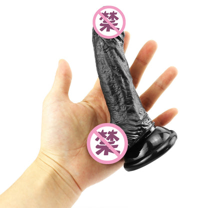 Colorful crystal small penis junior female masturbator suction cup manual dildo adult anal plug sex products