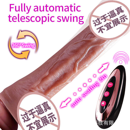 Foreign trade hot-selling simulated penis women's silicone electric dildo masturbator adult sex toys factory direct sales