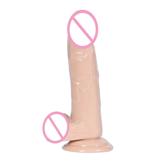 Female simulated penis crystal transparent dildo, adult female masturbator stick hot sale
