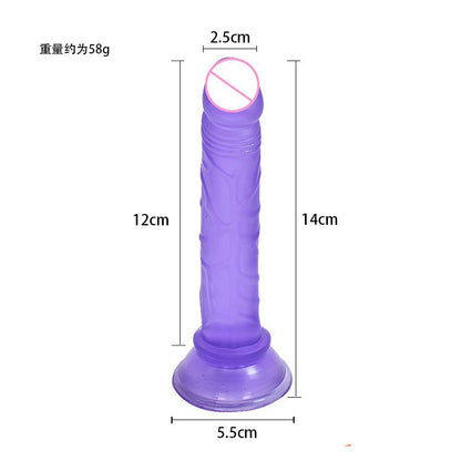 Simulated penis, super small mini, women's small eggless dildo, backyard suction cup, small anal plug, sex toys