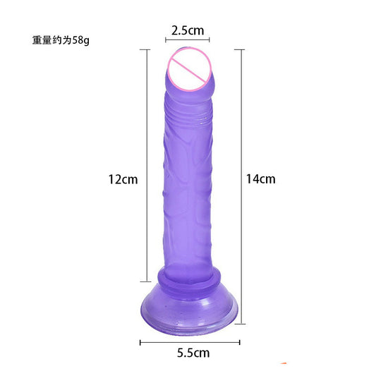 Simulated penis, super small mini, women's small eggless dildo, backyard suction cup, small anal plug, sex toys