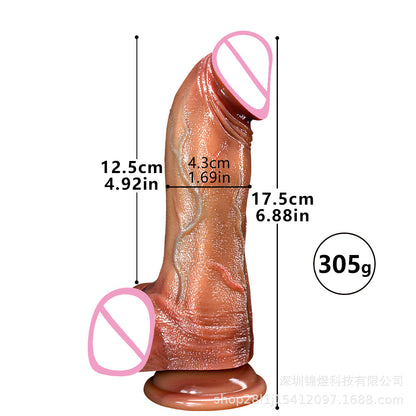Hero super soft simulation penis fleshy straight replica fake penis female masturbator adult sex products