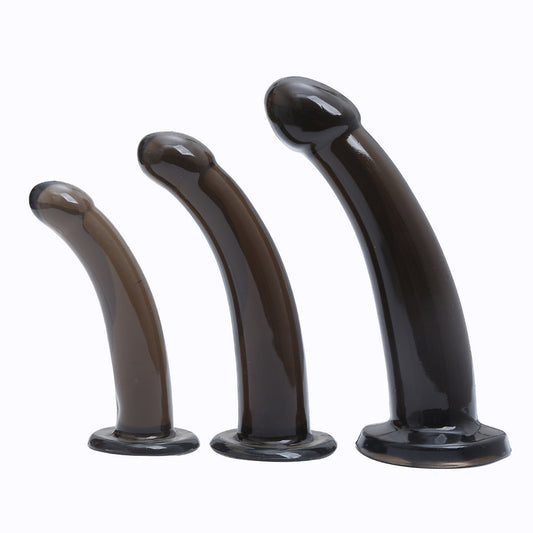 Transparent suction cup anal strip anal plug anal dilator for men and women, backyard masturbator simulation dildo gay gay products