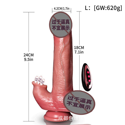 Foreign trade hot-selling simulated penis women's silicone electric dildo masturbator adult sex toys factory direct sales