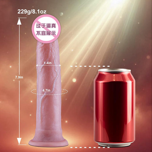 Manual penis female masturbator fake penis soft meat realistic with suction cup liquid silicone simulation adult toy