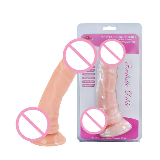 Europe and the United States hot-selling PVC simulation skin penis Roman Emperor female suction cup dildo adult sex toy dildo