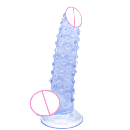 PVC penis alternative special-shaped transparent anal plug backyard G-spot female dildo gay masturbation stick simulation dildo