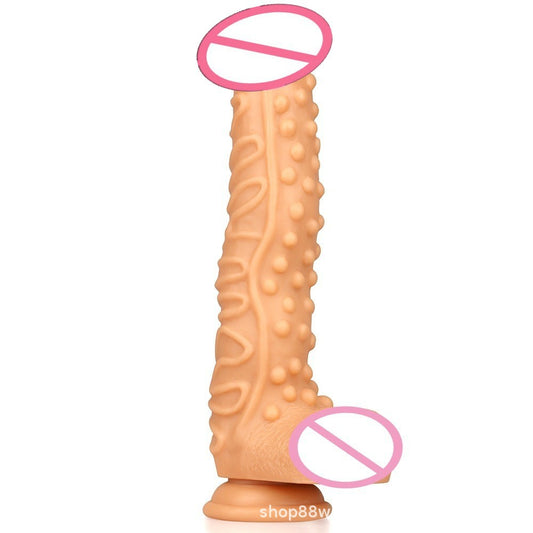 cross-border oversized transparent simulated penis female masturbator adult alternative sex orgasm jj dildo