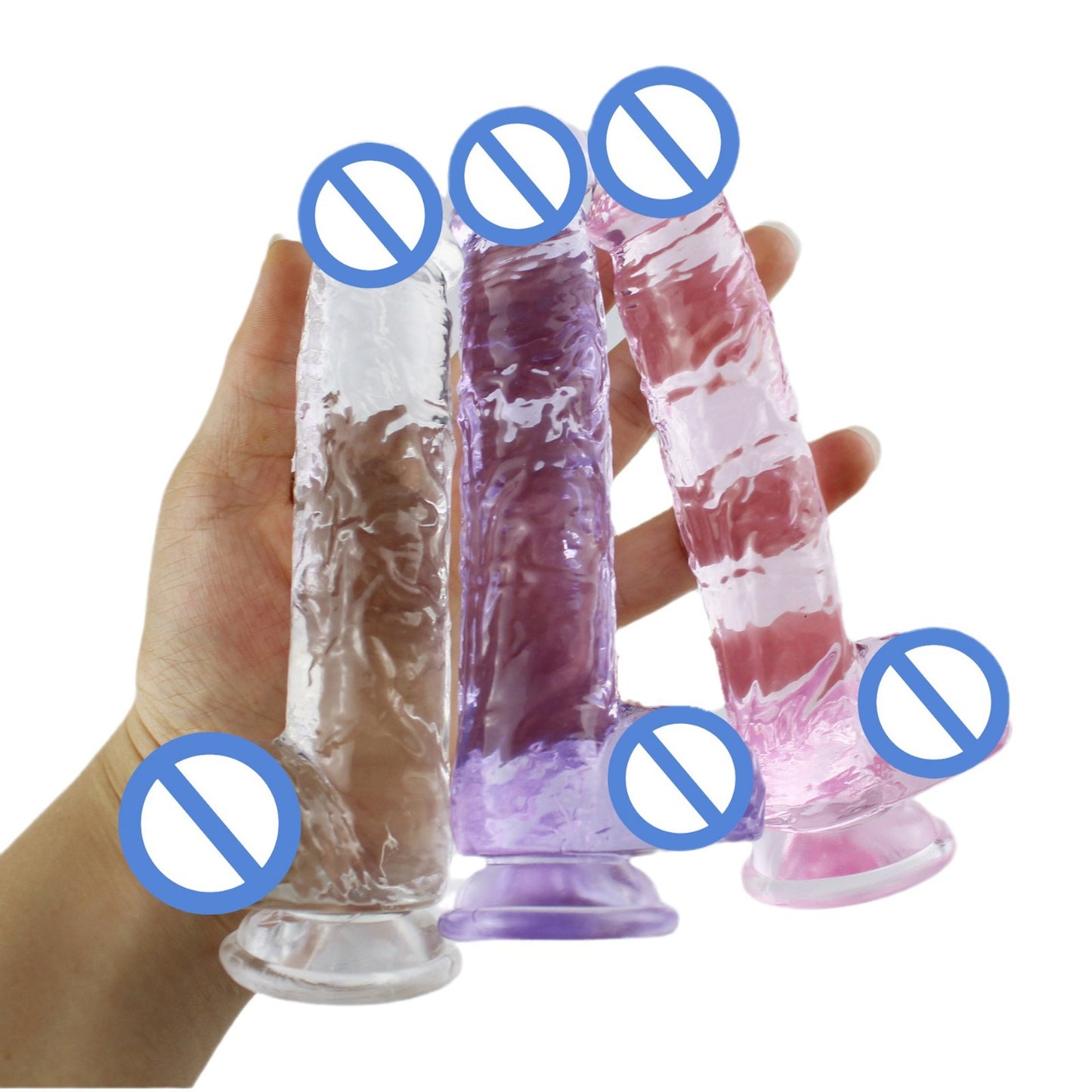 Dildo XXS Phantom Mini Dildo Transparent Crystal Simulation Dildo Women's Sex Products TPE Factory
