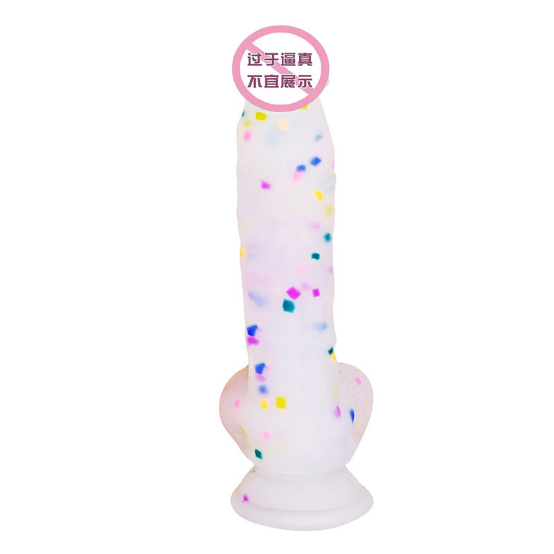 Female simulation adult penis crystal jelly dildo super thick sex toys adult wholesale hard fake cow cow