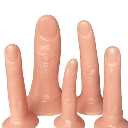 Male Fingers Backyard Anal Plug Five Thumbs Little Fingers Simulation Penis Female Masturbation Stick Dildo Adult Products