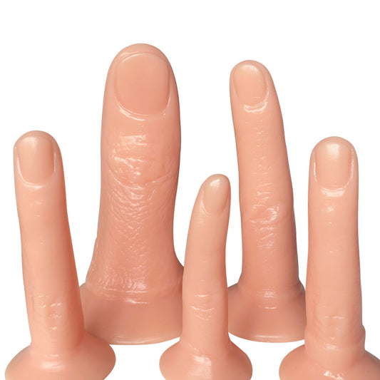 Male Fingers Backyard Anal Plug Five Thumbs Little Fingers Simulation Penis Female Masturbation Stick Dildo Adult Products
