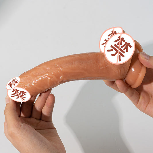 Keel penis simulation dildo can be shaped female masturbator super soft super thick oversized adult sex products