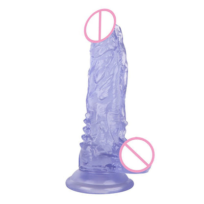 Colorful War Demon Simulation Penis Barbed Small Penis Female Masturbator Dildo Adult Sex Toys