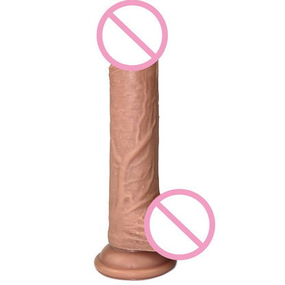 Dildo electric telescopic roman caesar penis soft meat realistic vibrator female masturbator female gun