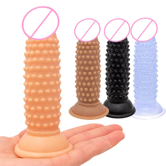 Alternative Small Dick Bumps Barbed Simulation Dildo Mini Wolf Fang Small Penis Suction Cup Backyard Anal Plug Fake JJ
