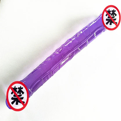 Double-headed Dildo Two-headed Dragon Lala Lesbian Sharing Simulation Dildo Sex Gay Sex Adult Products