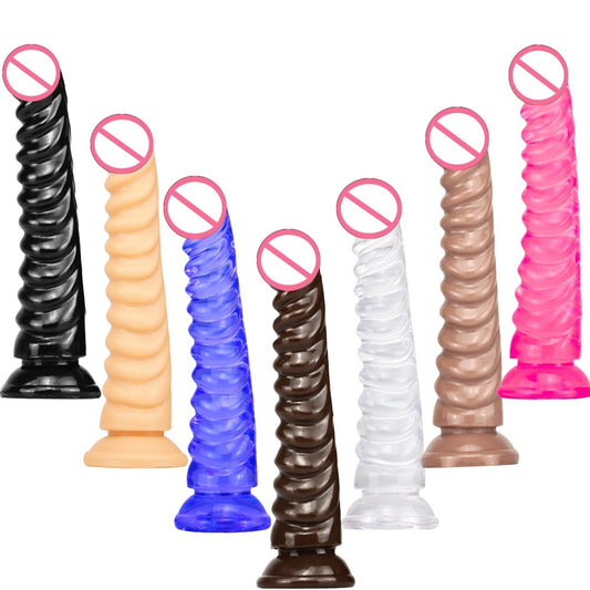 Factory dragon scale crystal simulation penis adult sex products backyard anal plug masturbation transparent male and female dildo