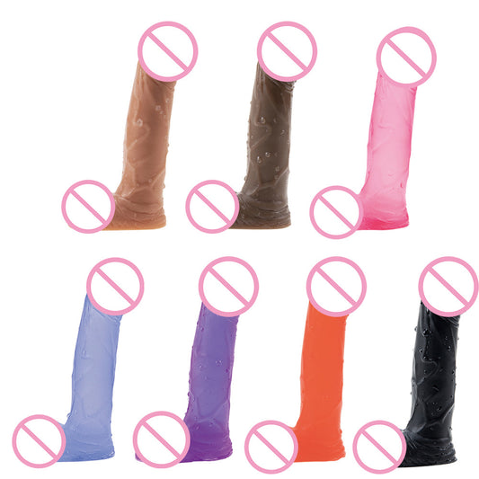 006 Little Old Third Suction Cup Simulation Penis, Mini Small Female Masturbation Penis Egg-Free Dildo Adult Products