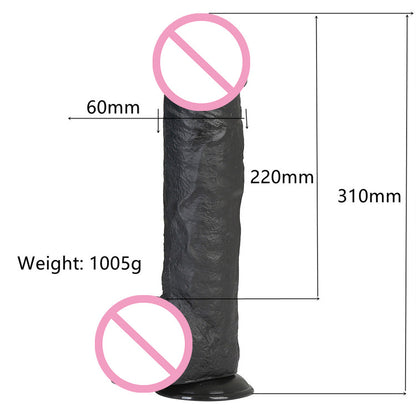 Hot-selling artificial penis in Europe and America, thick with arm, anal plug, dildo for women's adult sex products dildo