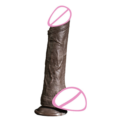 Cross-border Female Masturbation Appliance Brown Simulation Dildo Silicone Shooting Dildo Sex Products