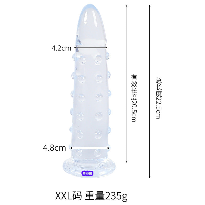 With granular dildo vaginal massage masturbator female masturbator simulated penis sex adult products