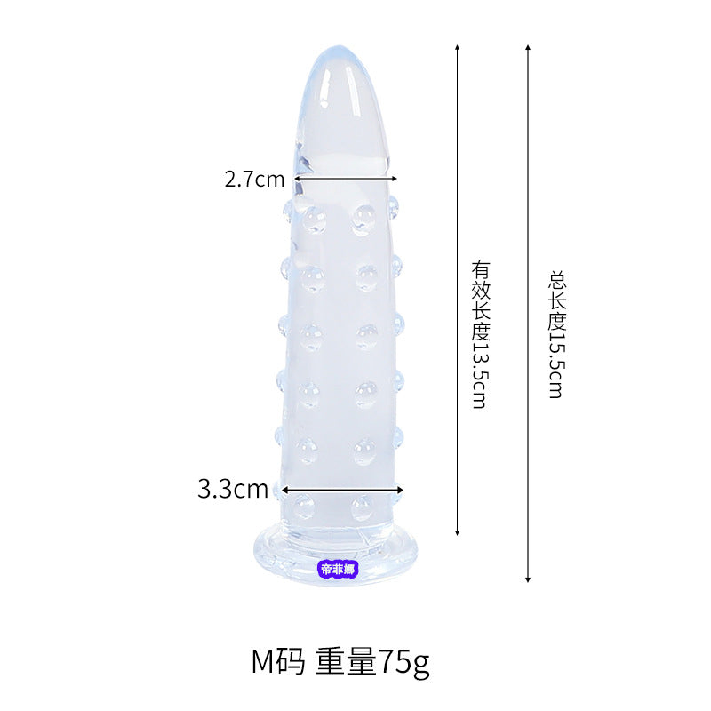With granular dildo vaginal massage masturbator female masturbator simulated penis sex adult products