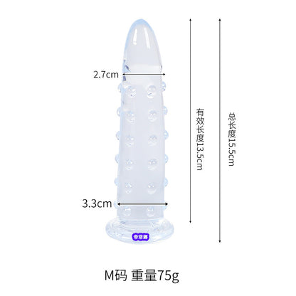 With granular dildo vaginal massage masturbator female masturbator simulated penis sex adult products