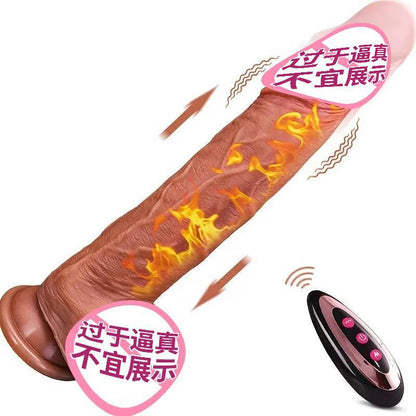 hot-selling silicone automatic thrusting telescopic simulation penis female dildo masturbator sex products