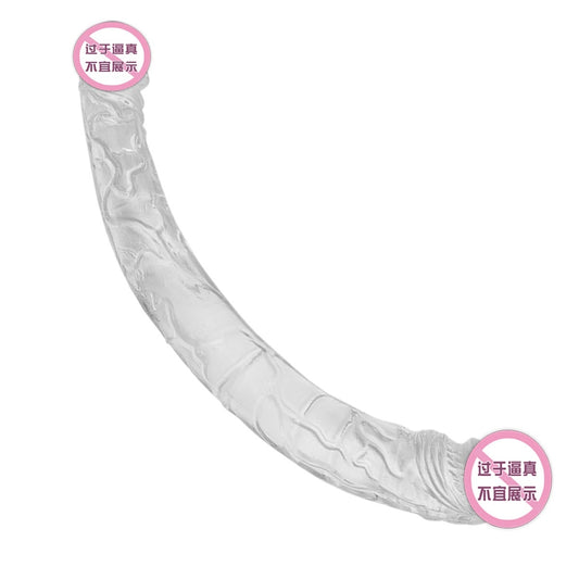Double-headed Dildo Two-headed Dragon Lala Lesbian Sharing Simulation Dildo Sex Gay Sex Adult Products