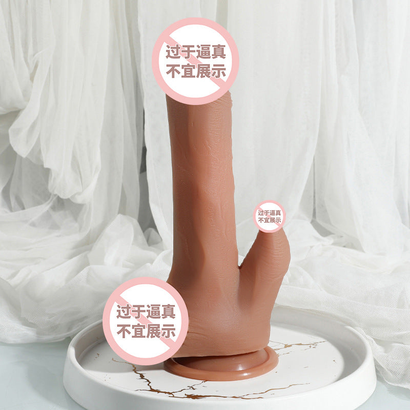 Wireless remote control electric telescopic heating penis female dildo masturbator realistic simulation adult sex toys
