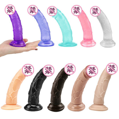013 Ham Mini Small Simulation Dildo Egg Free Dildo Female Backyard Small Anal Plug Masturbator Sex Products