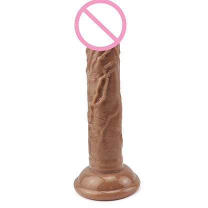 Love Spring Little Prince Egg-free Simulation Transparent Color Crystal Small Dick Adult Masturbator Sucker Dildo
