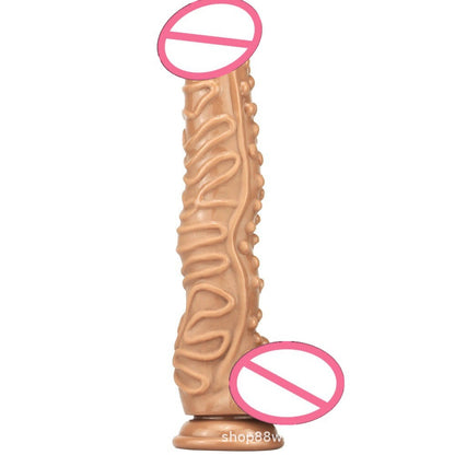 cross-border oversized transparent simulated penis female masturbator adult alternative sex orgasm jj dildo