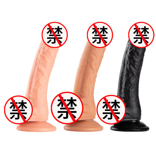 Adult products PVC female dildo simulation suction cup penis female sex toys source factory