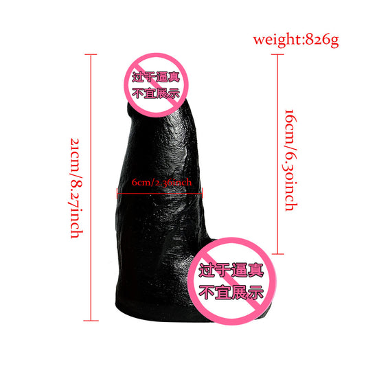 Super thick simulation penis female dildo masturbator fisting backyard anal plug sex products AliExpress