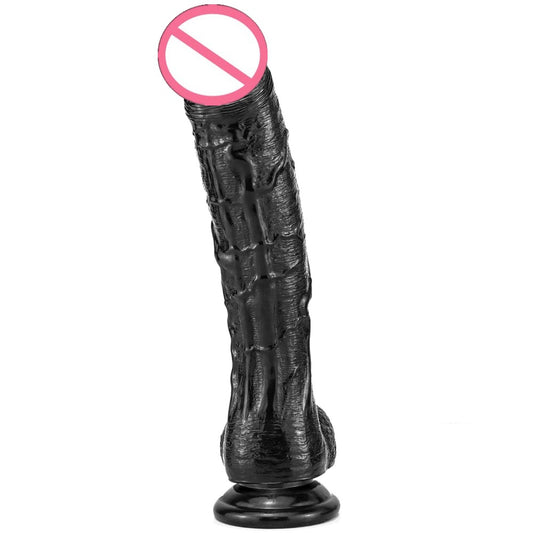 Crooked brother oversized thick and long simulated penis adult sex women's products fake penis manual stimulation masturbation trainer