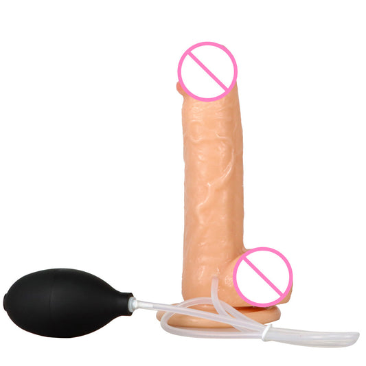 Water spray simulation penis female orgasm spray imitation ejaculation masturbator PVC dildo sex adult products