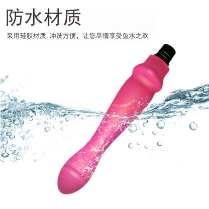 Cross-border new mixed-color liquid silicone big penis simulation special-shaped backyard anal plug dildo female products delivery（need to be used with fascia gun)